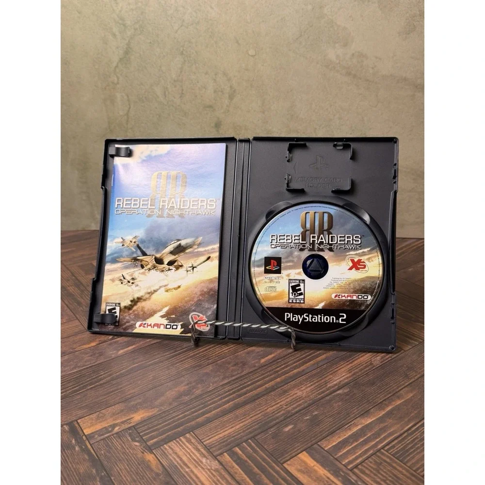 Rebel Raiders Operation Nighthawk - Playstation 2 PS2 + Manual